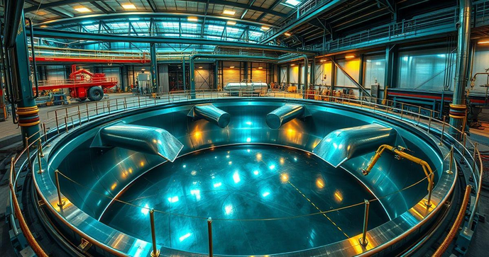 Bacia de conten&ccedil;&atilde;o para produtos qu&iacute;micos: seguran&ccedil;a e efici&ecirc;ncia na armazenagem