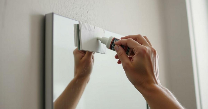 Como escolher a melhor cola para colar espelho na parede