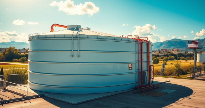 Tanque de Armazenamento de Combustível Eficiente