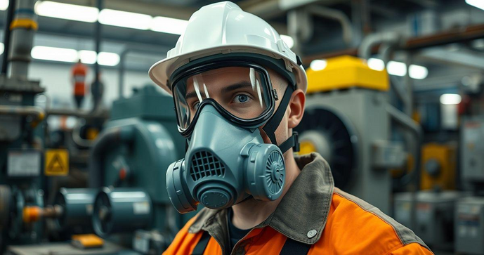 Mascara para Produtos Qu&iacute;micos: Prote&ccedil;&atilde;o Essencial no Trabalho